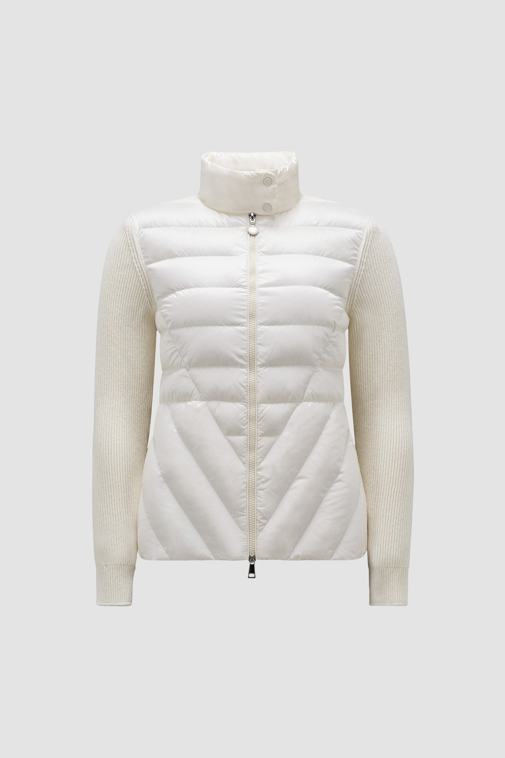 Padded Wool Cardigan