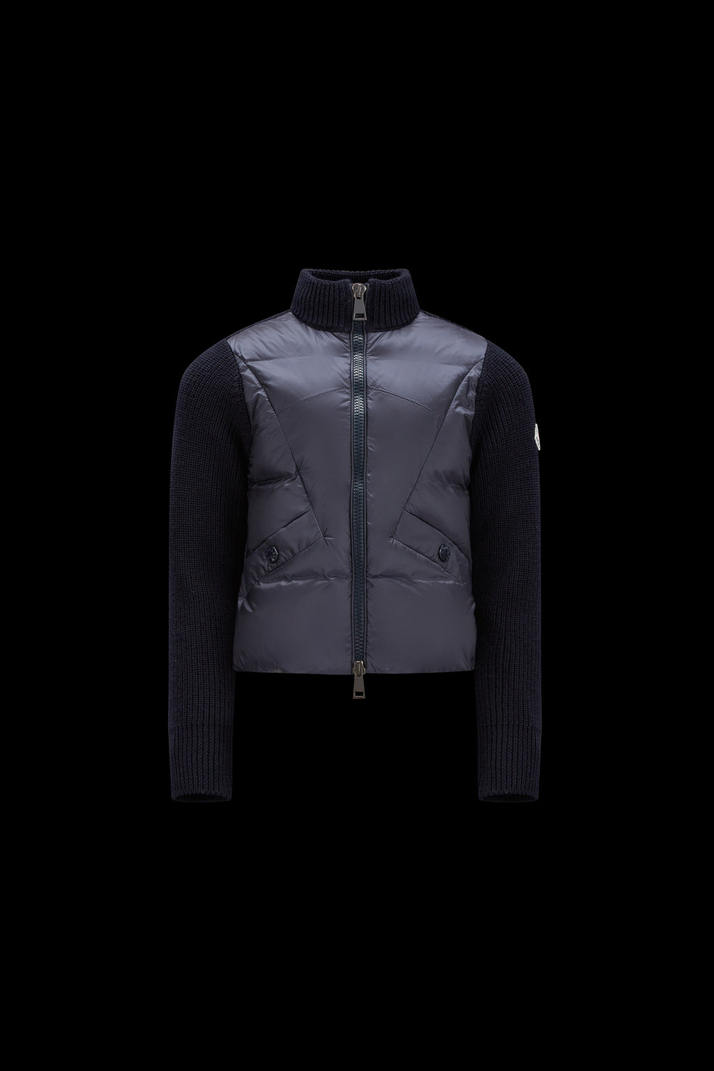 Padded Wool Cardigan