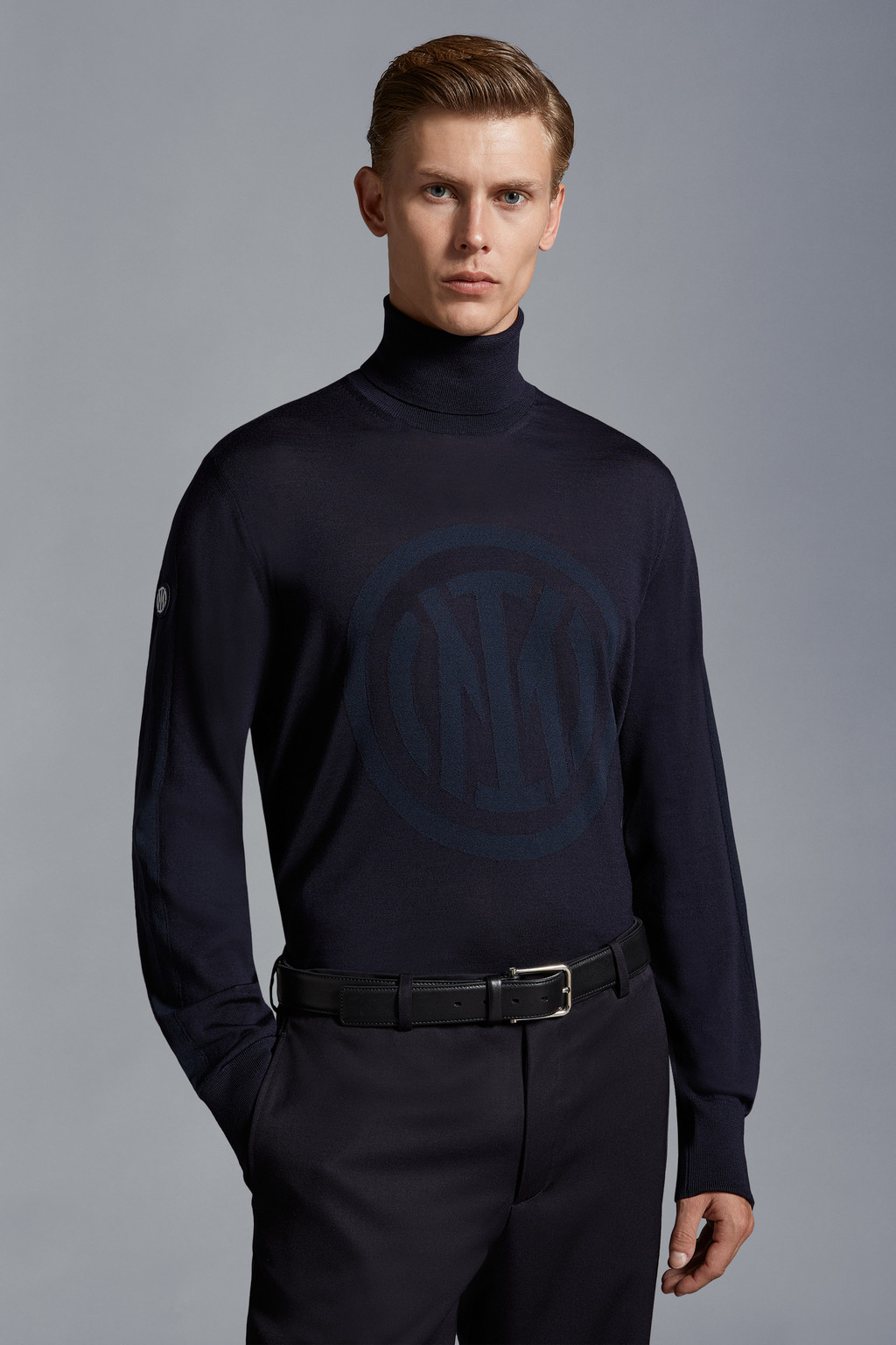 Inter x Moncler Wool Turtleneck Sweater