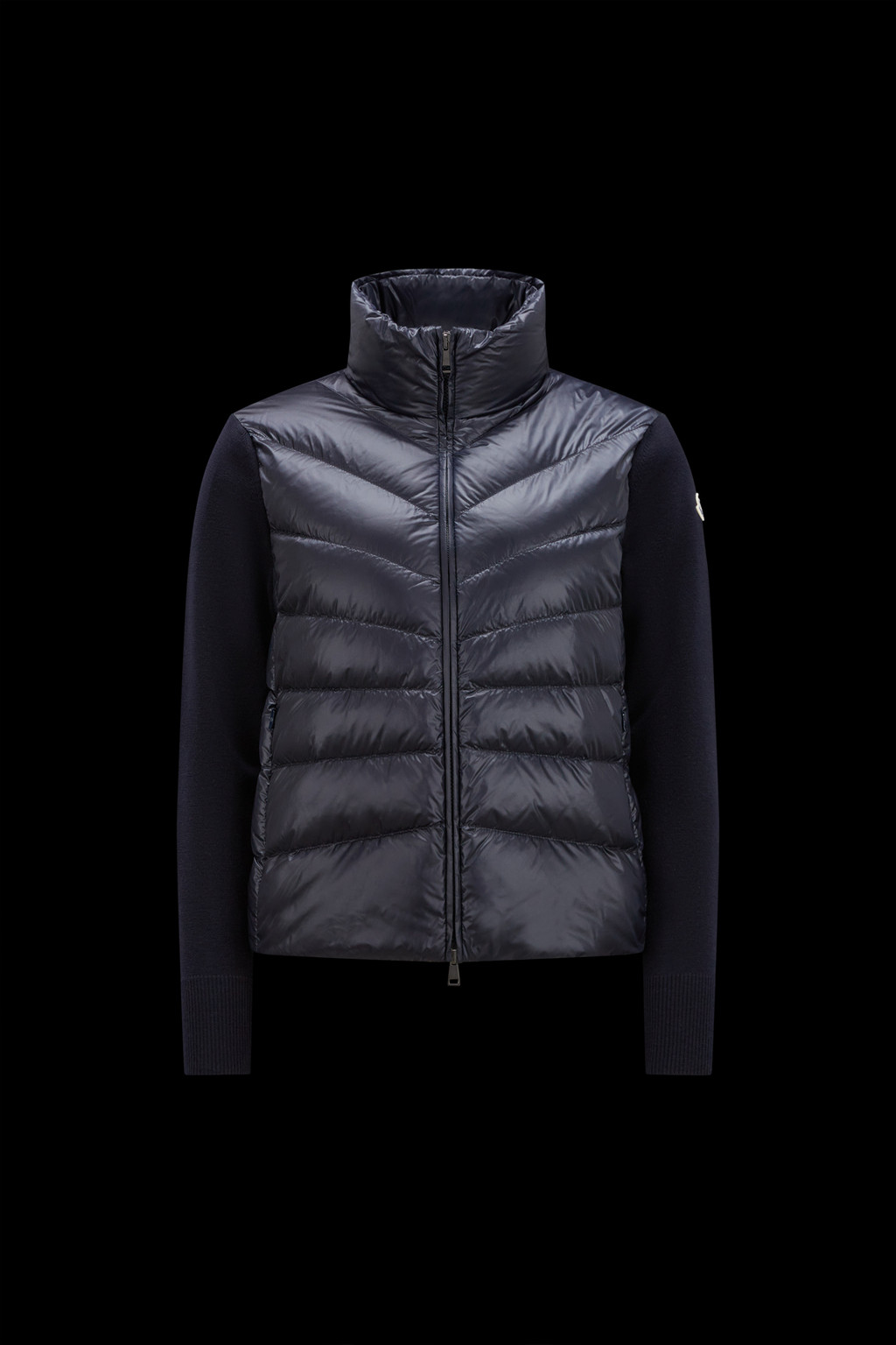 Padded Wool Cardigan