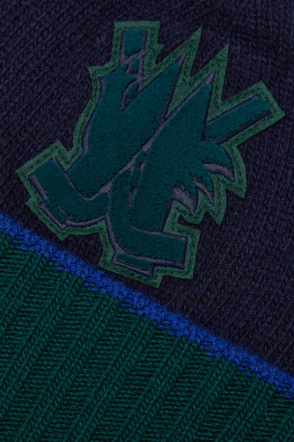 Logo Motif Wool Beanie