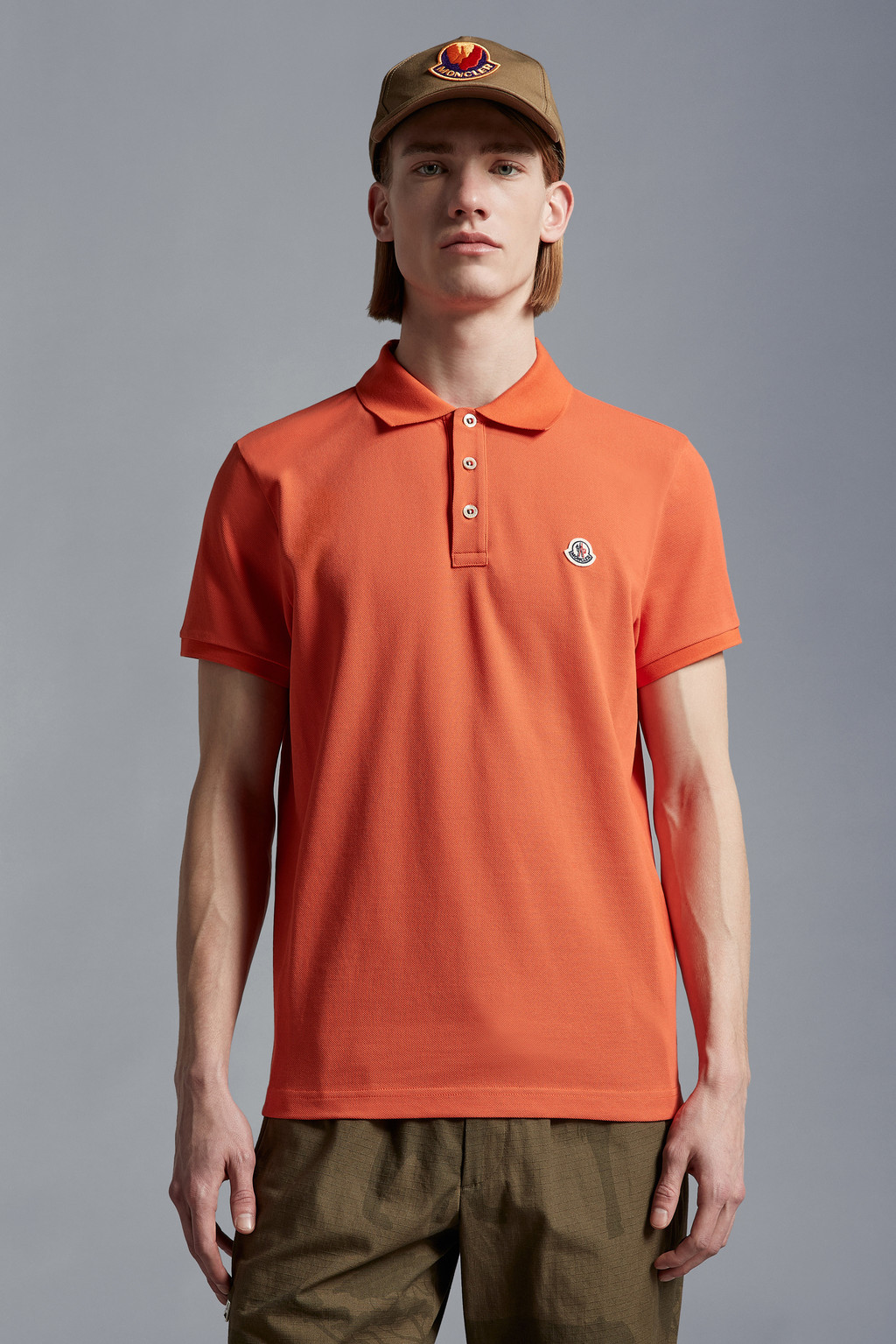 Logo Patch Polo Shirt