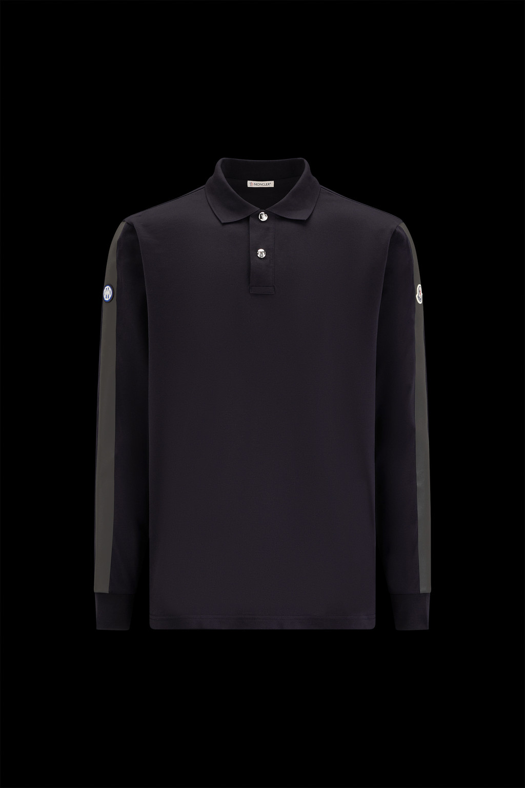 Inter x Moncler Long Sleeve Polo Shirt