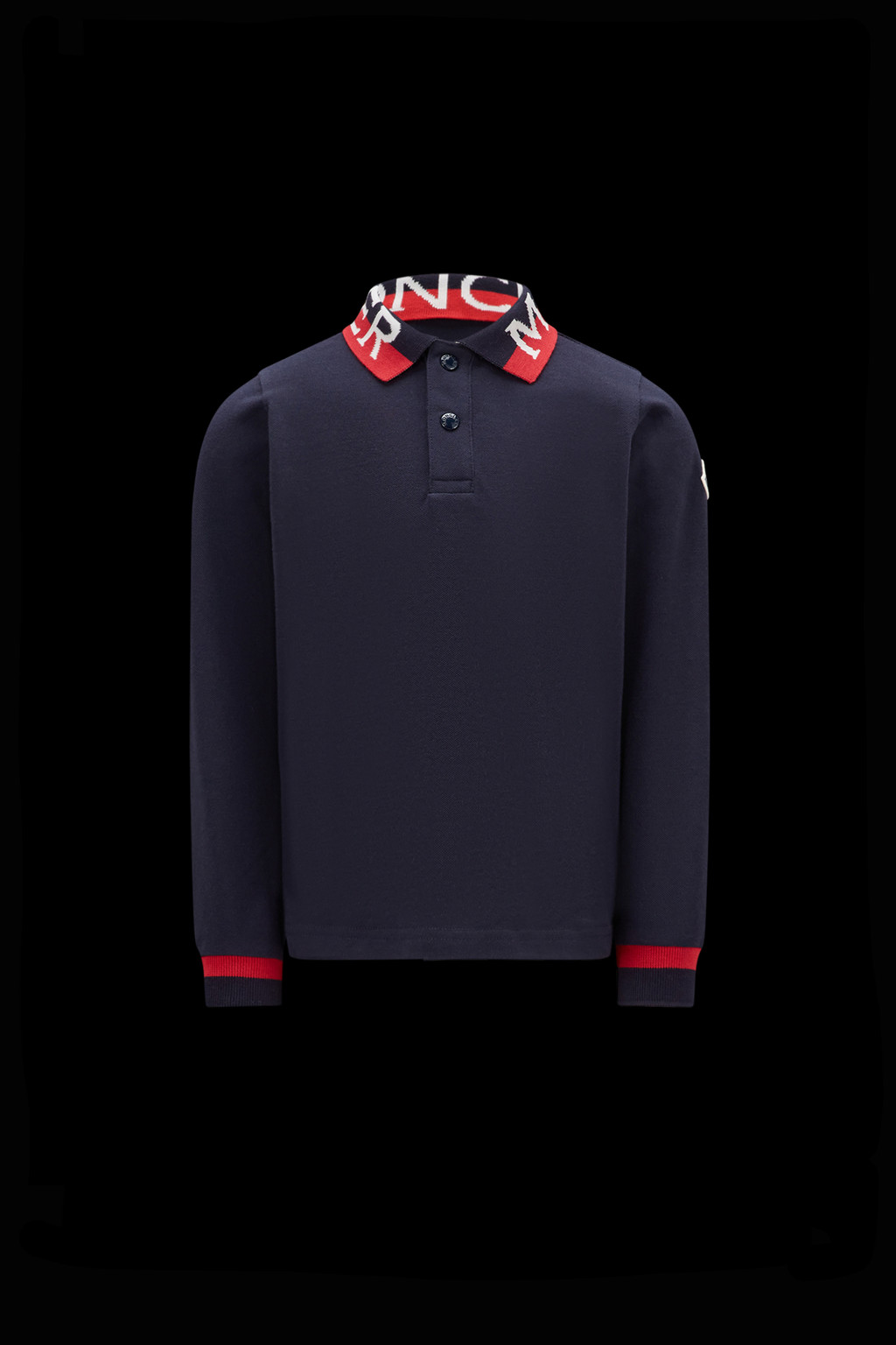 Logo Long Sleeve Polo Shirt
