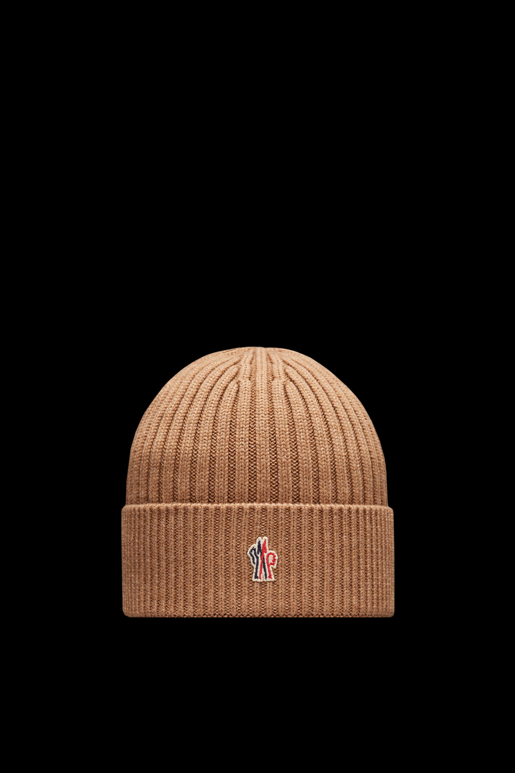 Ribbed Knit Wool Beanie