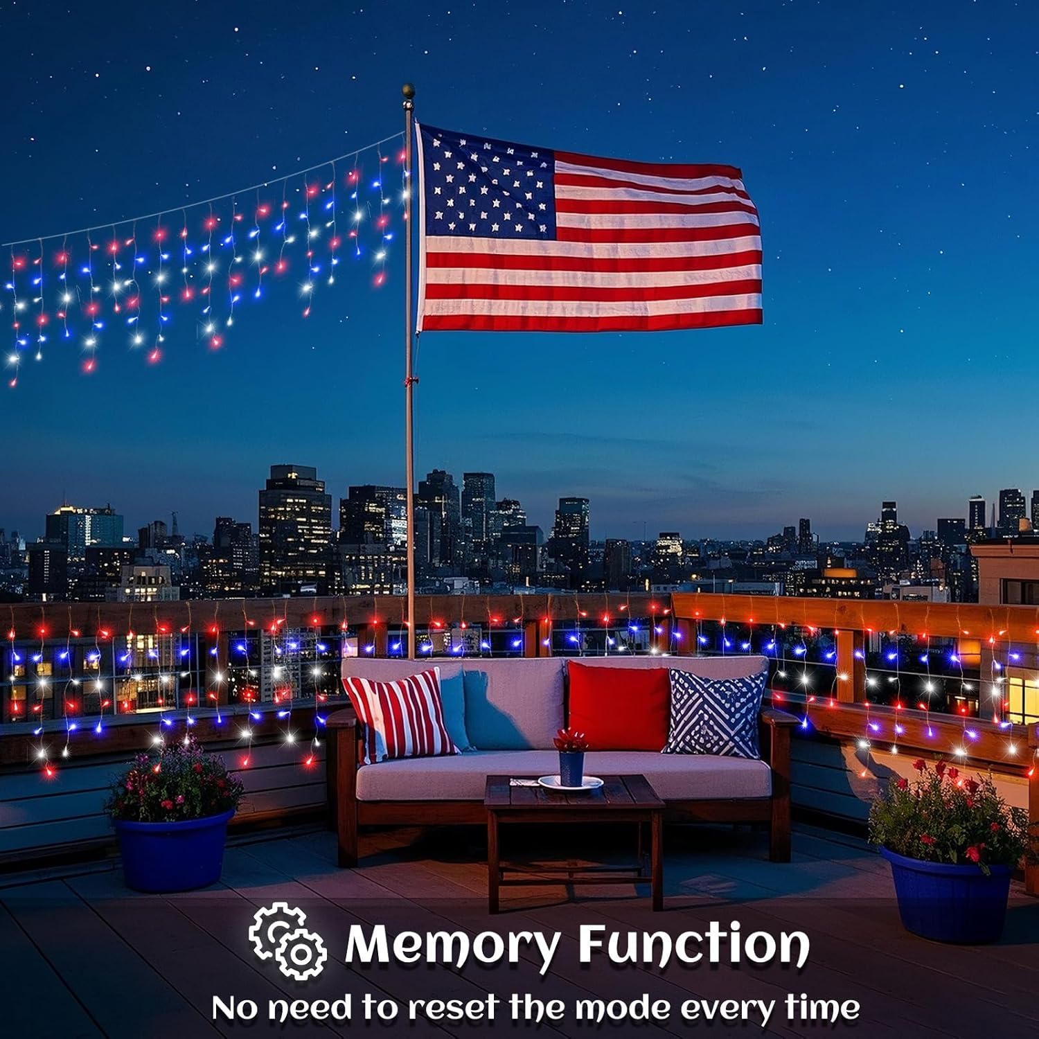 66ft Icicle Lights for Outside - 640 LED Christmas Lights Outdoor with 120 Drops 8 Modes, Plug in Twinkle Light Outside for Holiday Wedding Party Tree Room Indoor Thanksgiving Decoration, Warm White