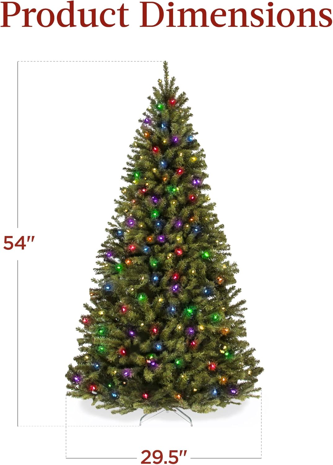 Best Choice Products Artificial Christmas Tree, 6ft Premium Pre-Lit Realistic Spruce Holiday Décor w/Dense Branches, Metal Base - Green Spruce