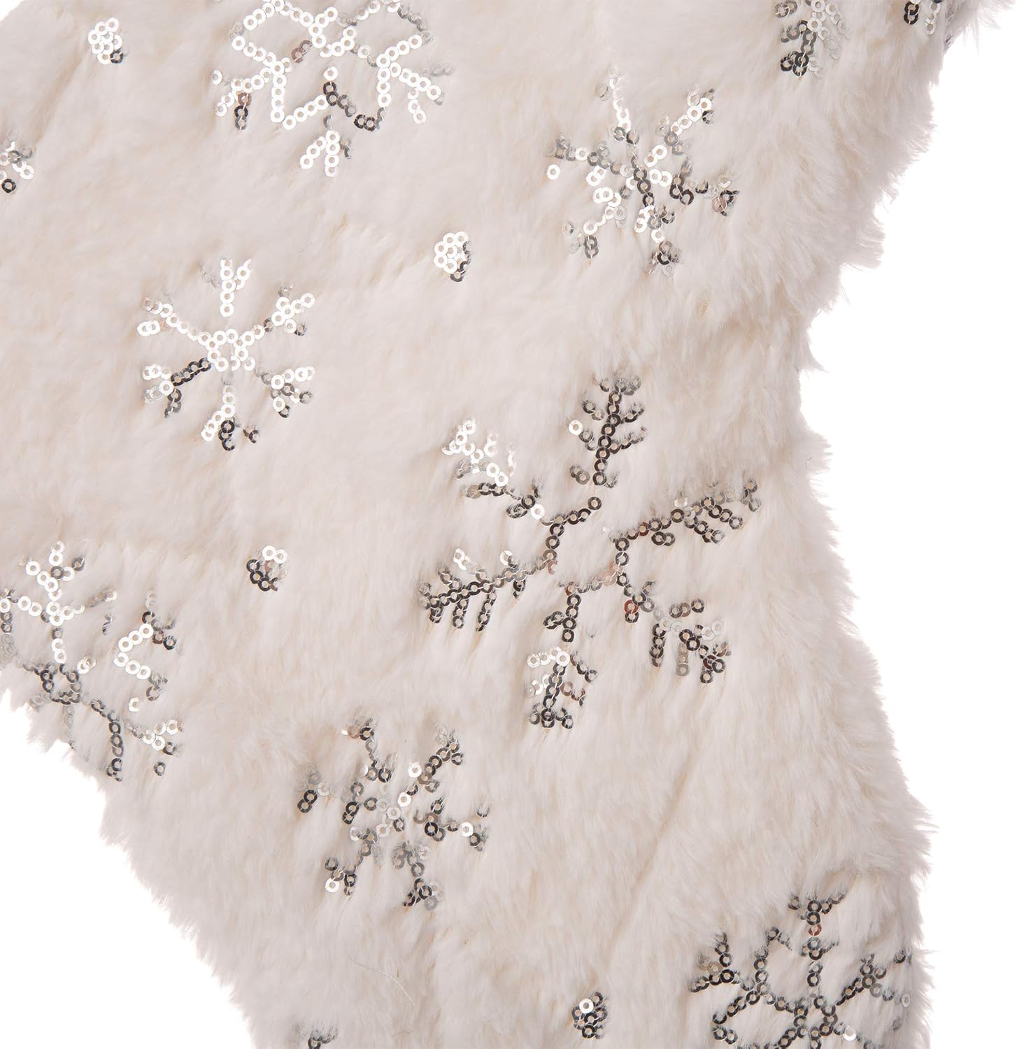 Glitzhome 19 L Handmade Hooked Dog Christmas Stocking for Family Holiday Season Party Decor