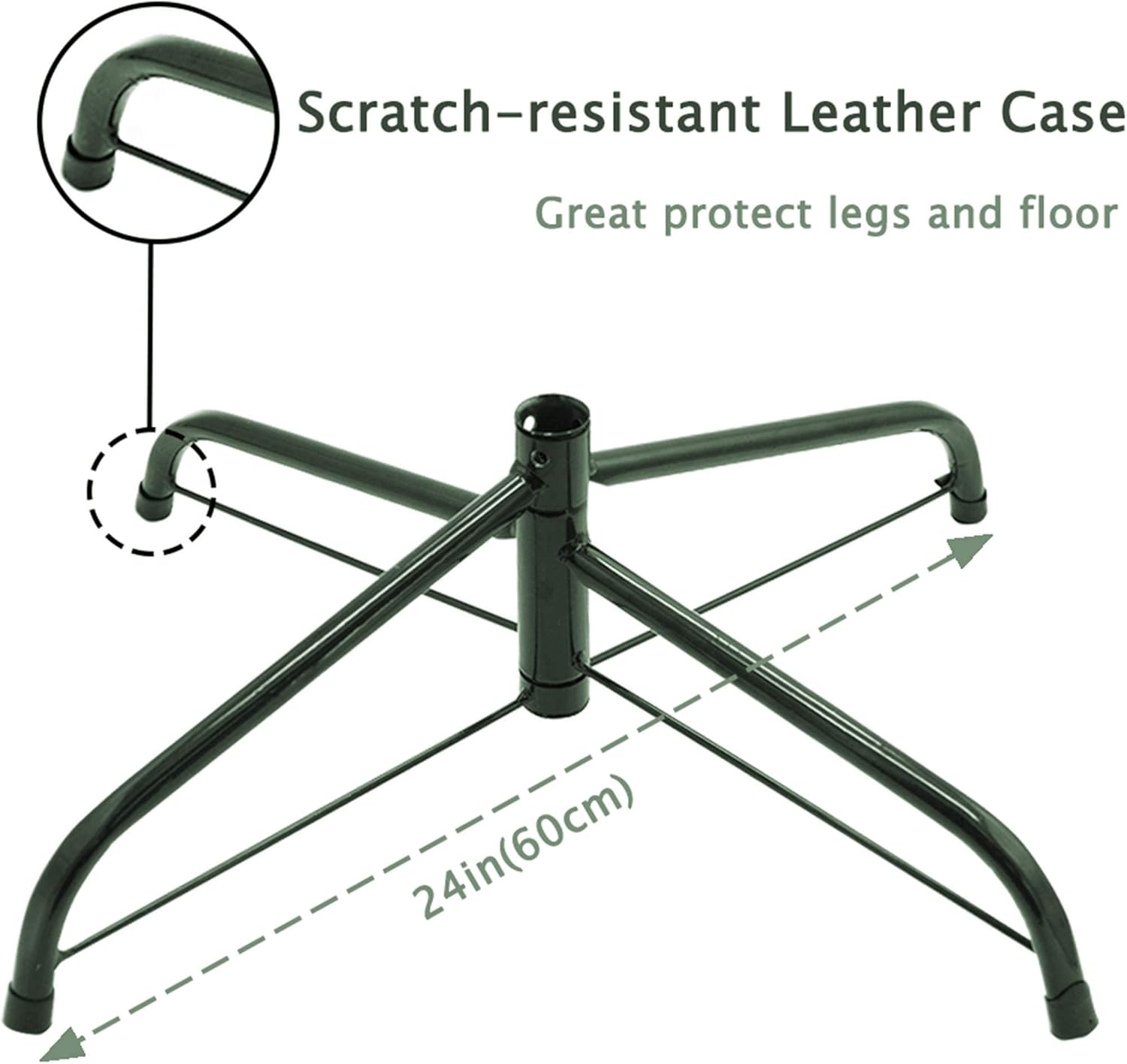 Juegoal 6 ft Pre-Lit Optical Fiber Christmas Artificial Tree, RGB Color Changing LED Lights, Snowflakes & Top Star, Fake Xmas Tree with Metal Legs