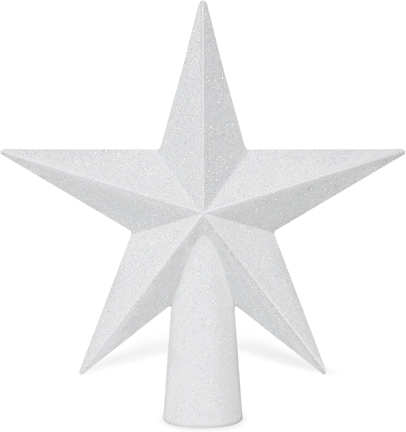 Christmas Tree Star Topper, 8 Gold Xmas Star Tree Decorations, 3D Shatterproof Bethlehem Star Tree Topper Decorations, Waterproof Christmas Tree Topper Decor for Holiday Home Outdoor Ornament