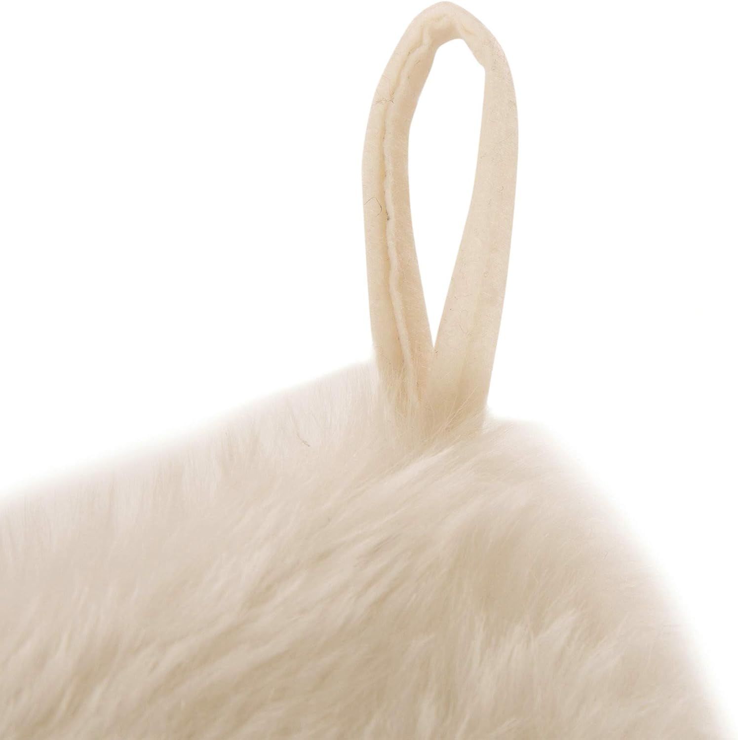 Glitzhome 19 L Handmade Hooked Dog Christmas Stocking for Family Holiday Season Party Decor