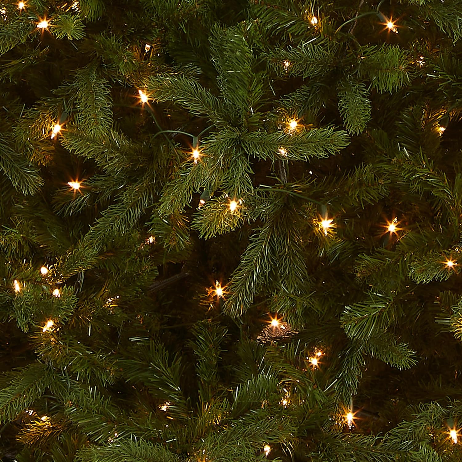 National Tree Company 6.5 ft Pre-Lit Downswept Douglas Fir Artificial Christmas Tree, 650 Clear Lights, 1,227 Tips, Includes Stand, Green