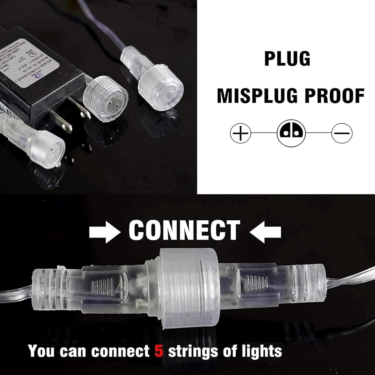 Dazzle Bright 864LED Christmas Light, Meteor Shower Rain Lights 11.8 Inch 24 Tubes, Waterproof Plug in Falling Rain Lights Christmas Decorations for Xmas Bushes Tree Yard Party (Blue)