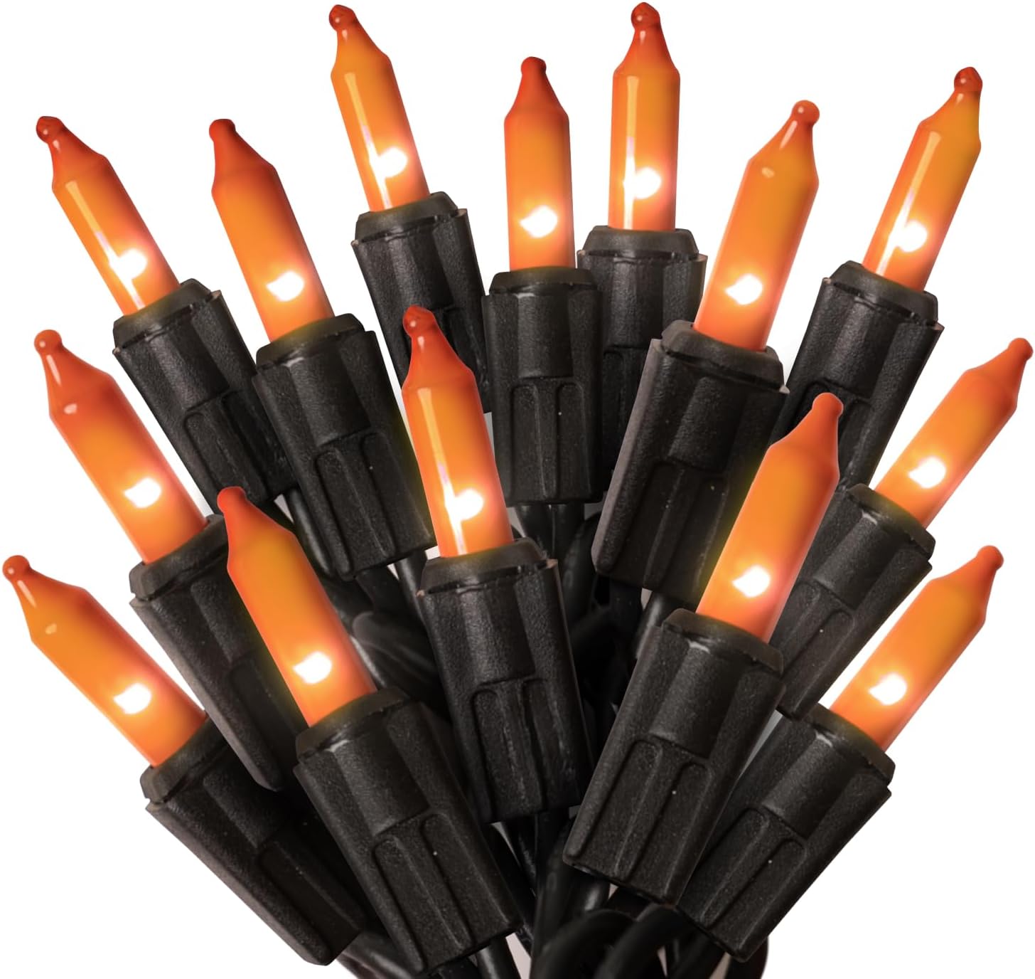 PREXTEX 100 Count Clear Christmas Lights - 20 ft Ultra Bright String Lights with Green Wire for Indoor and Outdoor Use, Christmas Trees, Holidays, Patios and Garden