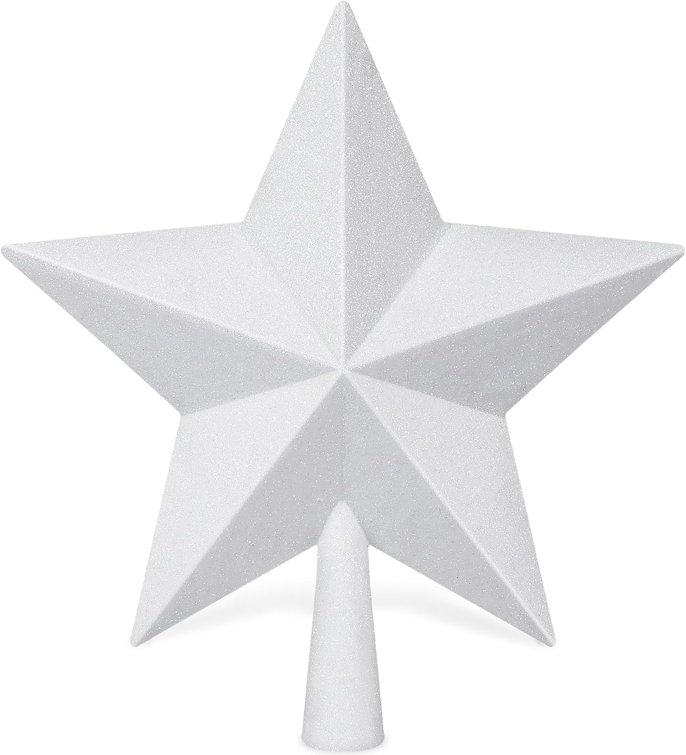 Christmas Tree Star Topper, 8 Gold Xmas Star Tree Decorations, 3D Shatterproof Bethlehem Star Tree Topper Decorations, Waterproof Christmas Tree Topper Decor for Holiday Home Outdoor Ornament