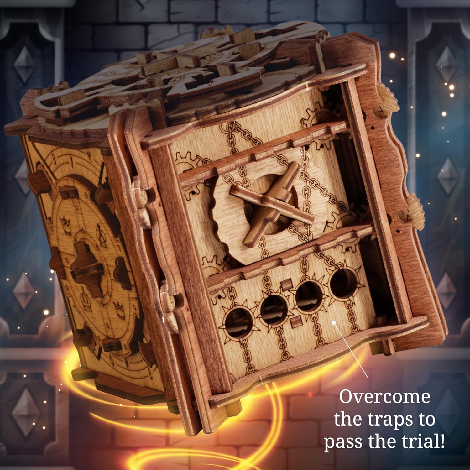 iDventure Cluebox The Trial of Camelot | Escape Room Puzzle Box | Challenging 3D Puzzle | Brain Teaser for Adults | Unique Gift Idea
