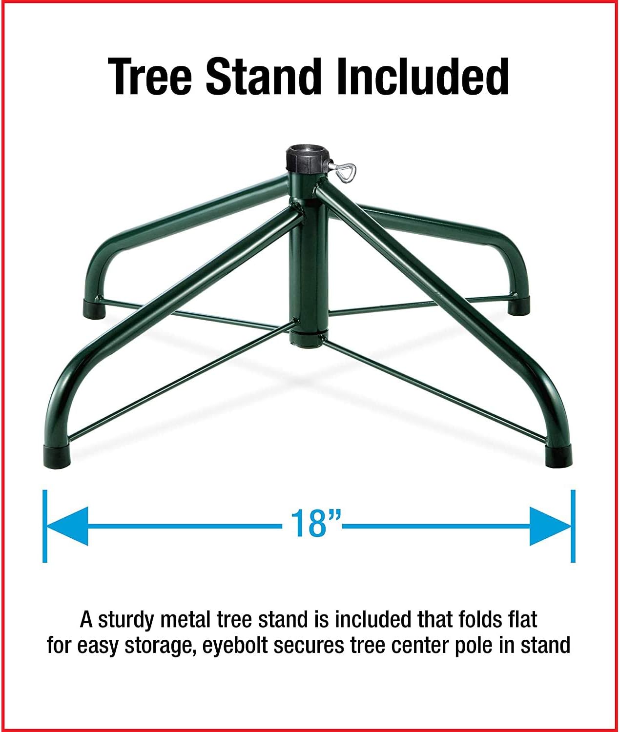 National Tree Company 6.5 ft Pre-Lit Kingswood Fir Slim Artificial Christmas Tree, 250 Multicolor Lights, 719 Tips, Includes Stand, Green