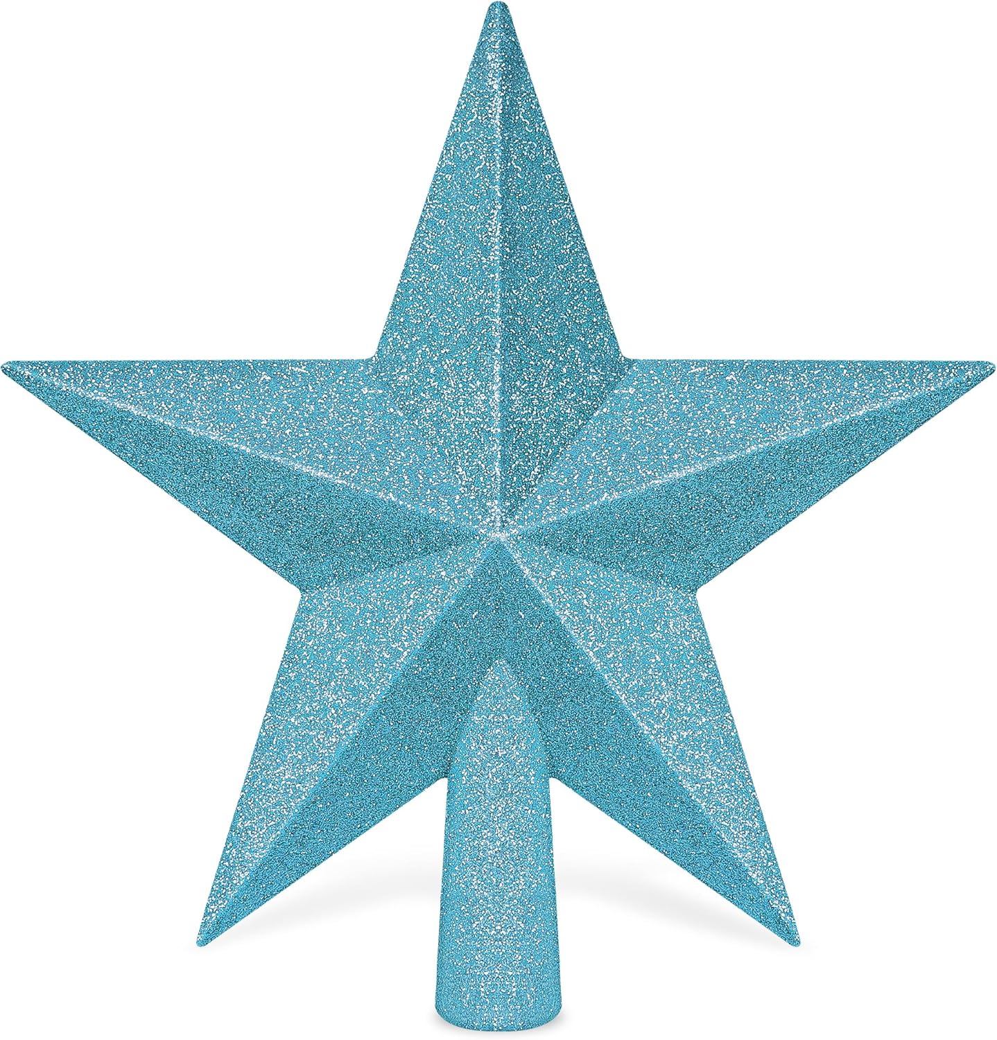 Christmas Tree Star Topper, 8 Gold Xmas Star Tree Decorations, 3D Shatterproof Bethlehem Star Tree Topper Decorations, Waterproof Christmas Tree Topper Decor for Holiday Home Outdoor Ornament