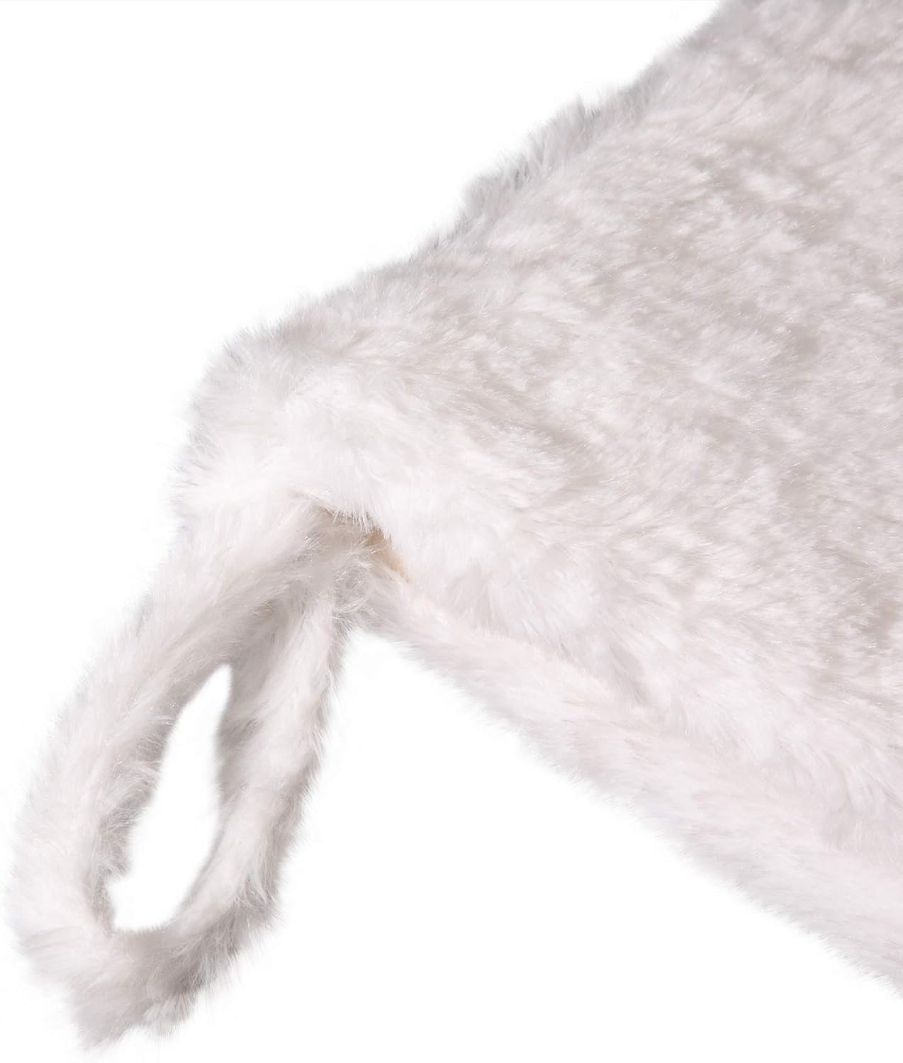 Glitzhome 19 L Handmade Hooked Dog Christmas Stocking for Family Holiday Season Party Decor