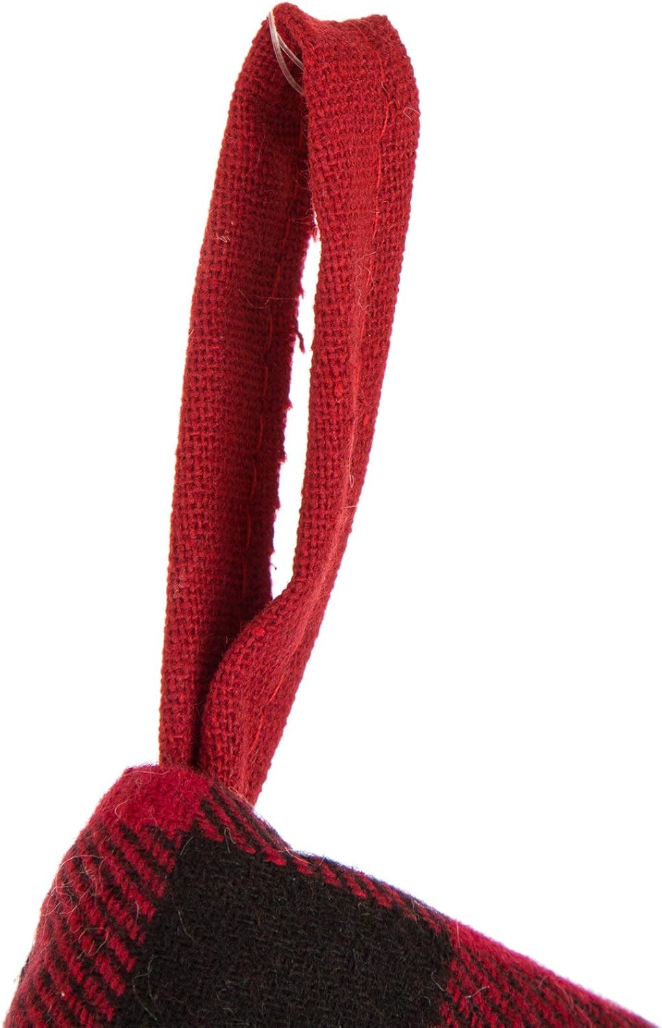 Glitzhome 19 L Handmade Hooked Dog Christmas Stocking for Family Holiday Season Party Decor