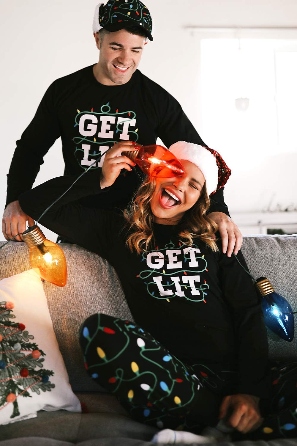 Christmas Hats for Men and Women - Funny Unisex Holiday Cap - One Size Fits Most