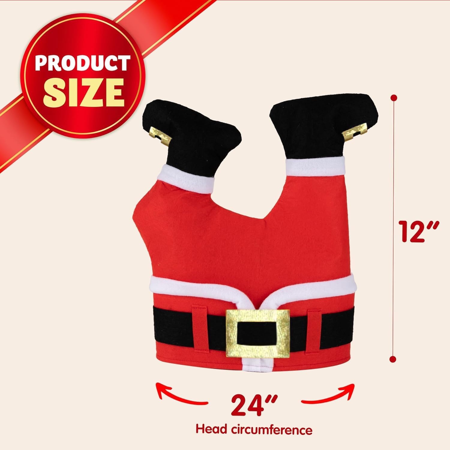 Christmas Hat for Women Men, Funny for Cute and Festive Party Dress Up Celebrations, Decorations, Costume Accessories