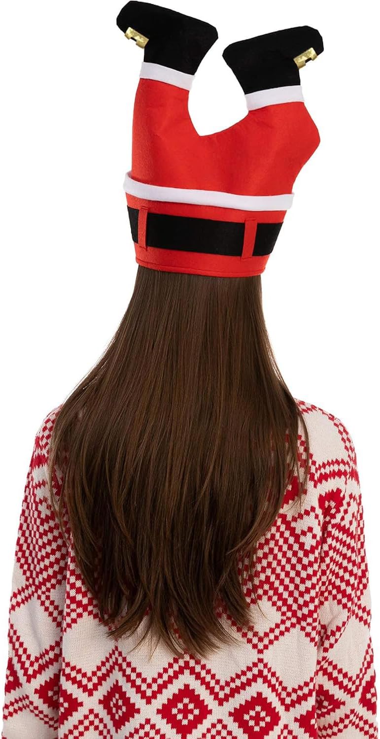 Christmas Hat for Women Men, Funny for Cute and Festive Party Dress Up Celebrations, Decorations, Costume Accessories