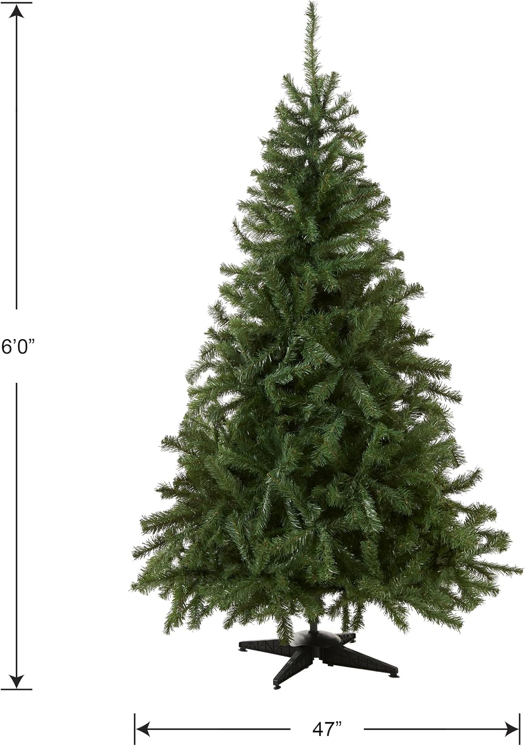National Tree Company 4 ft Unlit Kincaid Spruce Mini Artificial Christmas Tree, 269 Tips, Includes Stand, Green