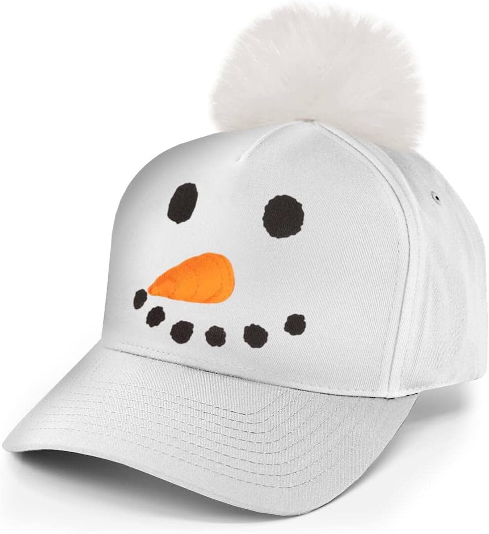 Christmas Hats for Men and Women - Funny Unisex Holiday Cap - One Size Fits Most