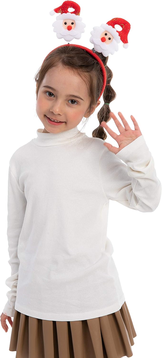 12 Packs Christmas Headbands 3D Head Hat Headbands for Kids Women Men Christmas Parties Costume Accessories Xmas Holiday Party Favors Photo Booth (ONE SIZE FIT ALL)