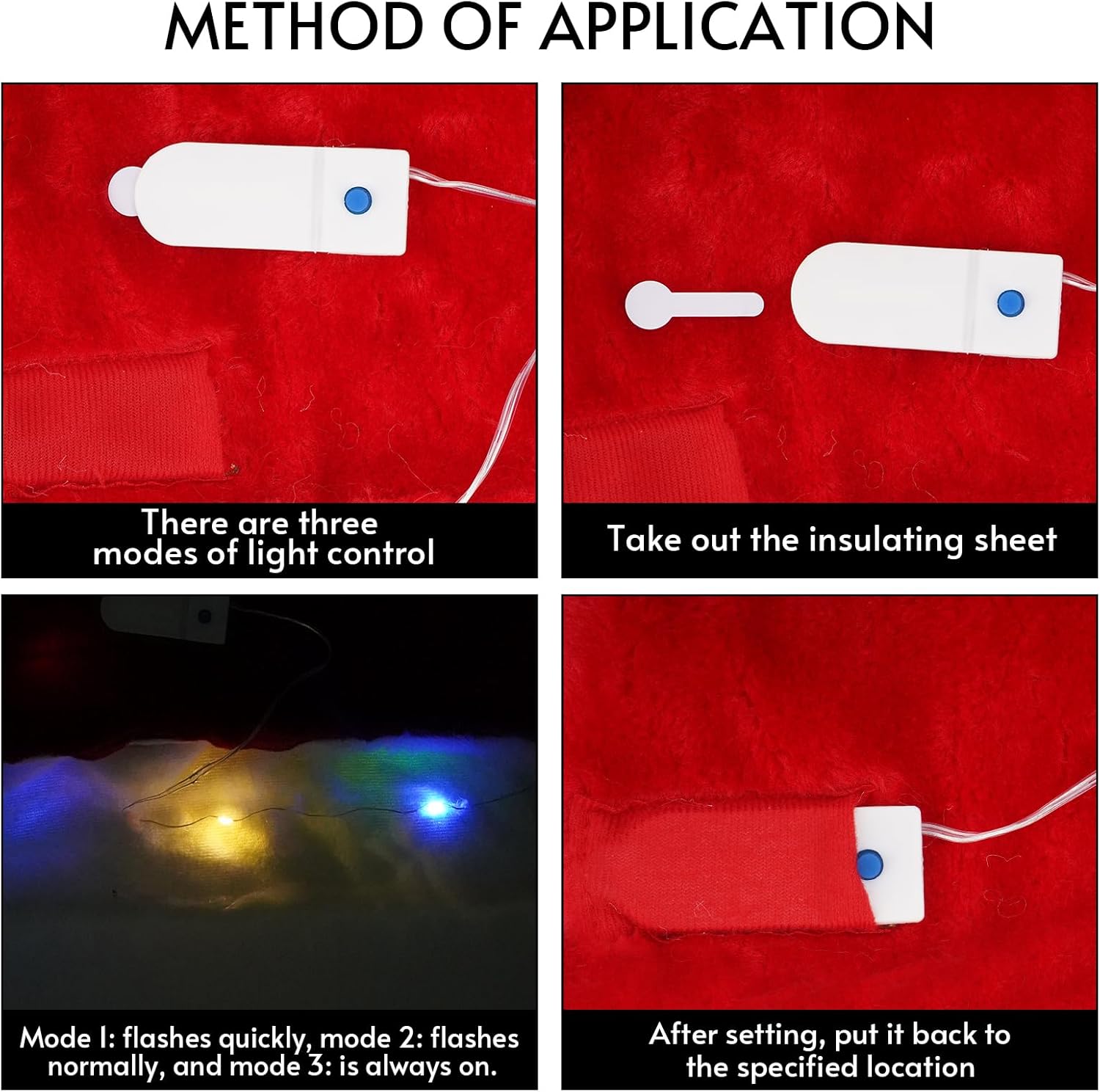 Christmas Hat Santa Hats for Adults Unisex Red Velvet Extra Thicken Xmas Hat for New Year Festive Holiday Party