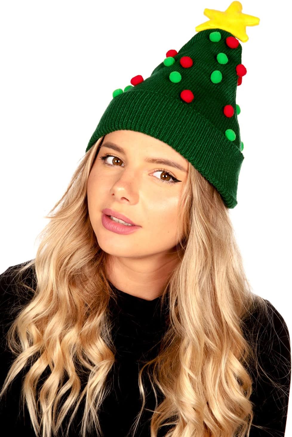 Christmas Hats for Men and Women - Funny Unisex Holiday Cap - One Size Fits Most