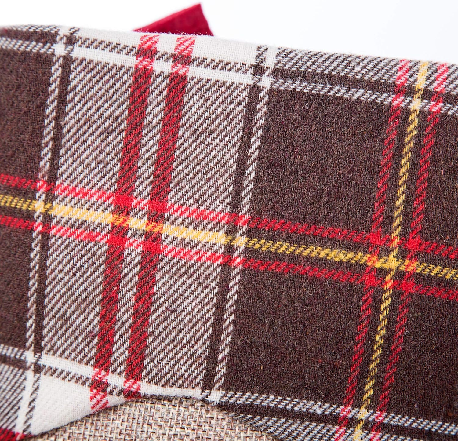 Sunnyglade 3PCS 17.5 Christmas Stocking Classic Large Stockings Santa, Snowman, Reindeer Xmas Character for Family Holiday Christmas Party Decorations