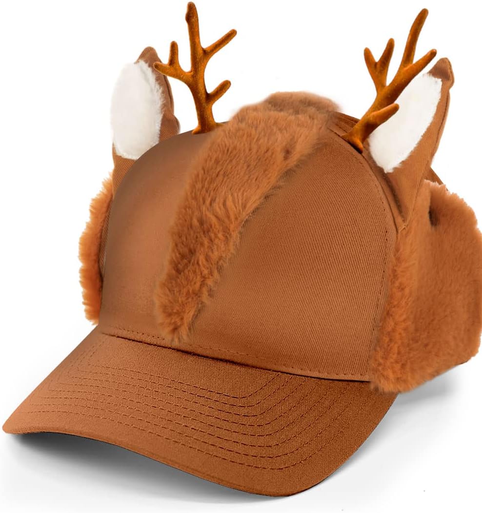Christmas Hats for Men and Women - Funny Unisex Holiday Cap - One Size Fits Most