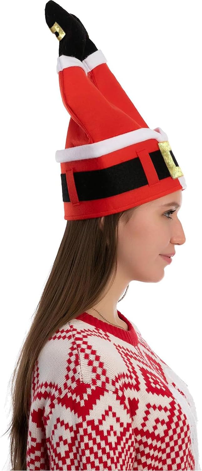 Christmas Hat for Women Men, Funny for Cute and Festive Party Dress Up Celebrations, Decorations, Costume Accessories