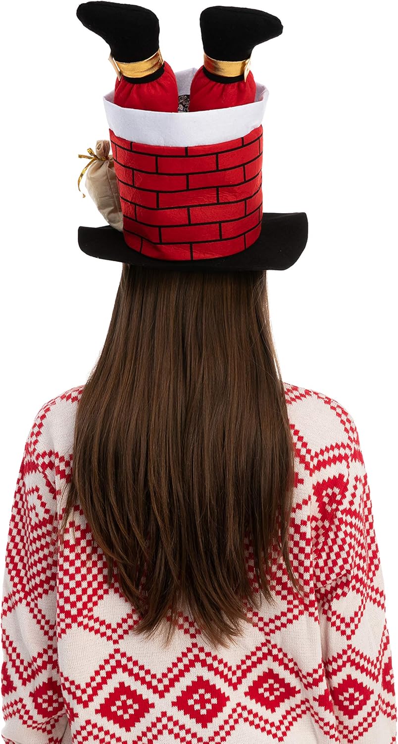 Christmas Hat for Women Men, Funny for Cute and Festive Party Dress Up Celebrations, Decorations, Costume Accessories