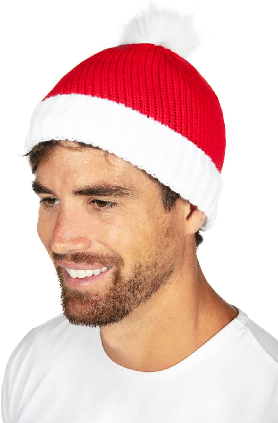 Christmas Hats for Men and Women - Funny Unisex Holiday Cap - One Size Fits Most