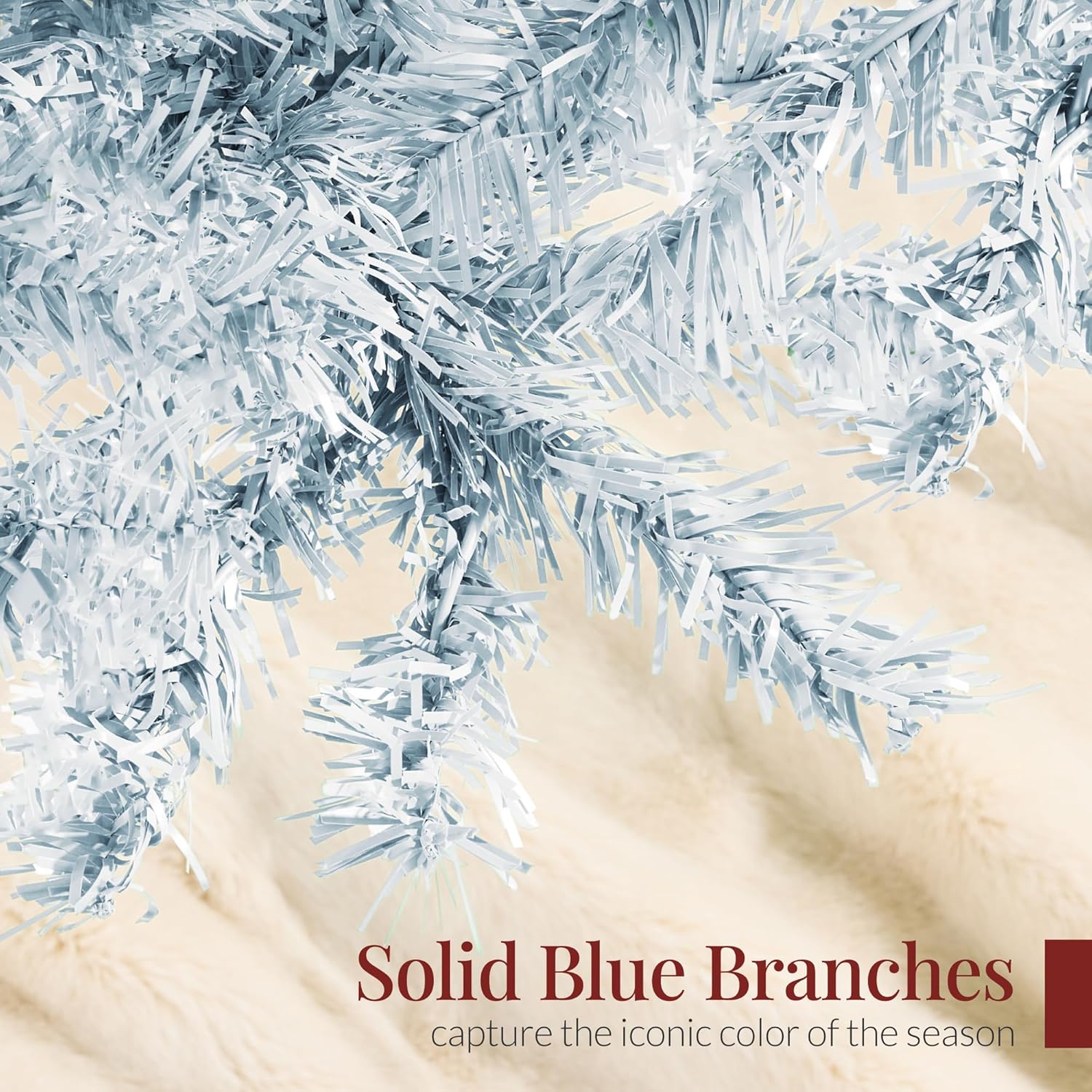 Best Choice Products Artificial Christmas Tree, 6ft Premium Unlit Hinged Design, Dense Branches Realistic Holiday Décor​ w/Easy Assembly, Base