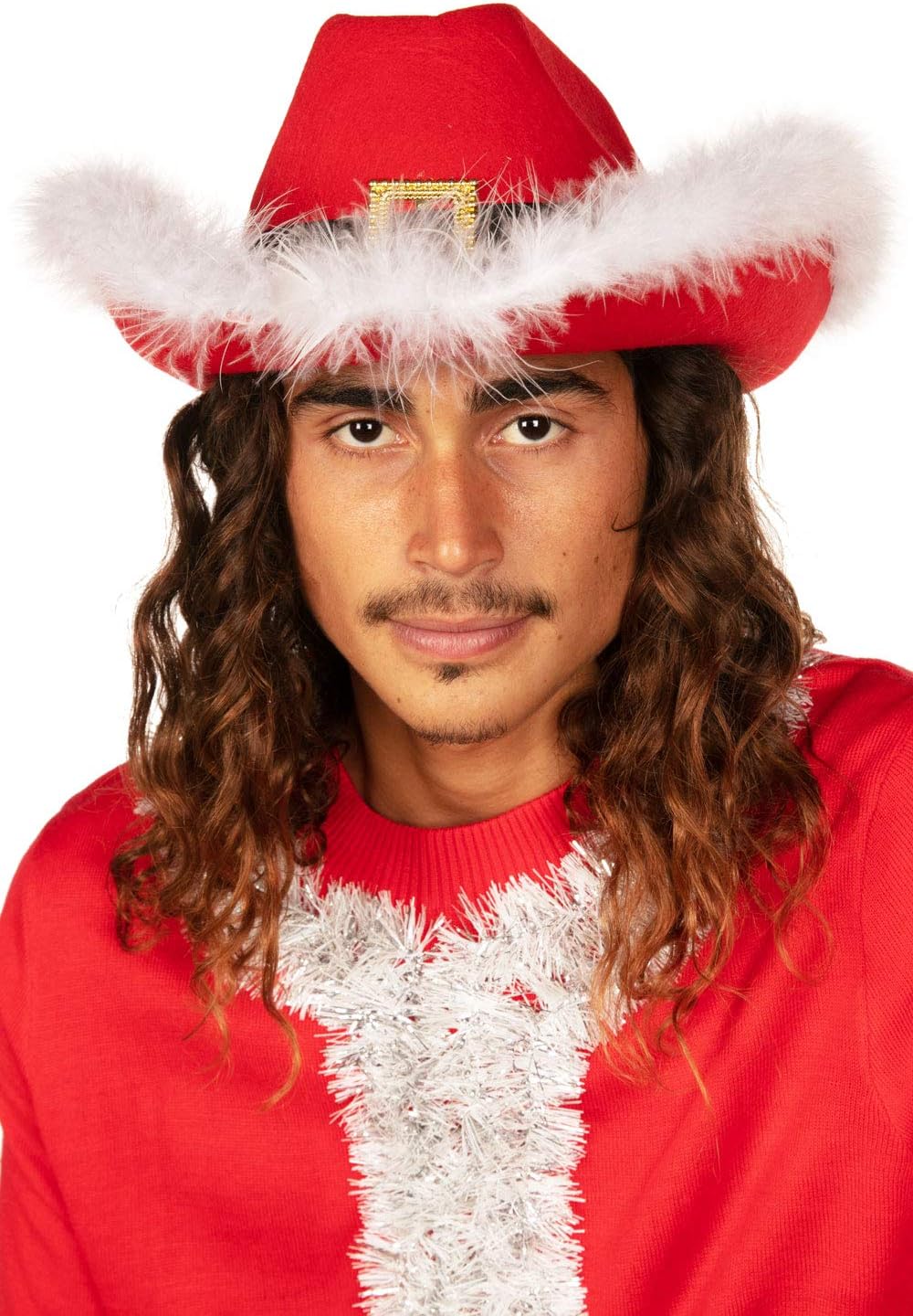 Christmas Hats for Men and Women - Funny Unisex Holiday Cap - One Size Fits Most