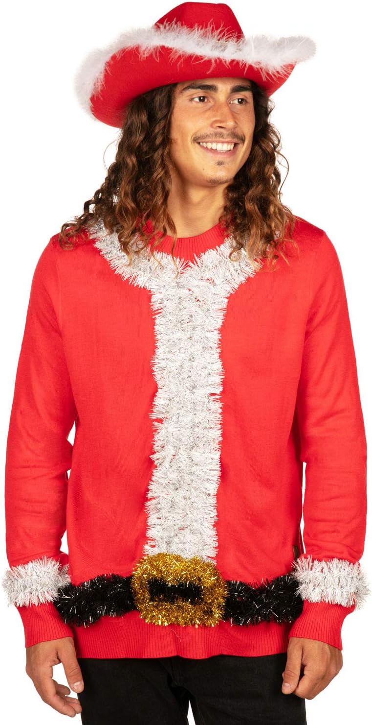 Christmas Hats for Men and Women - Funny Unisex Holiday Cap - One Size Fits Most