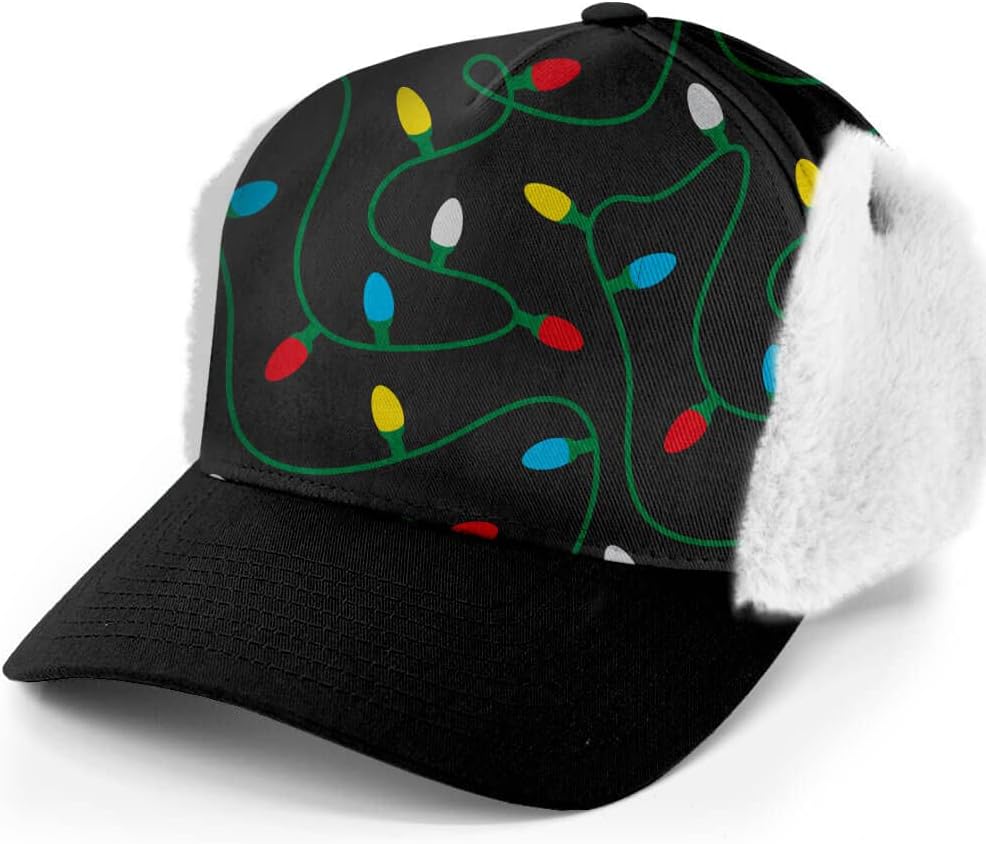 Christmas Hats for Men and Women - Funny Unisex Holiday Cap - One Size Fits Most