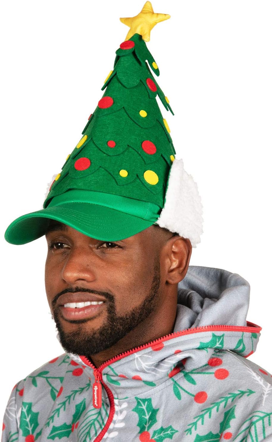 Christmas Hats for Men and Women - Funny Unisex Holiday Cap - One Size Fits Most