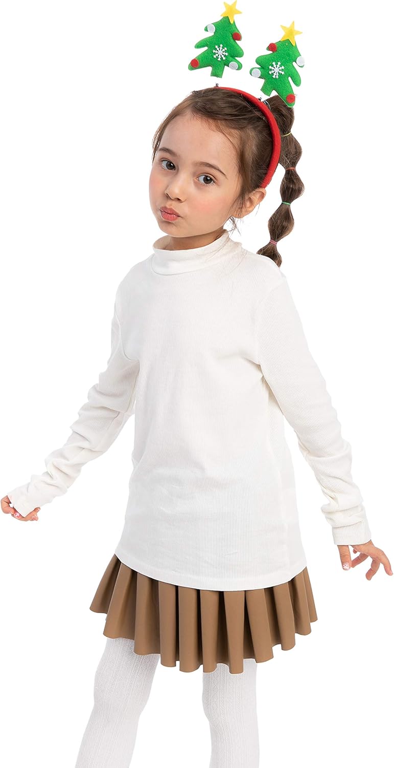 12 Packs Christmas Headbands 3D Head Hat Headbands for Kids Women Men Christmas Parties Costume Accessories Xmas Holiday Party Favors Photo Booth (ONE SIZE FIT ALL)