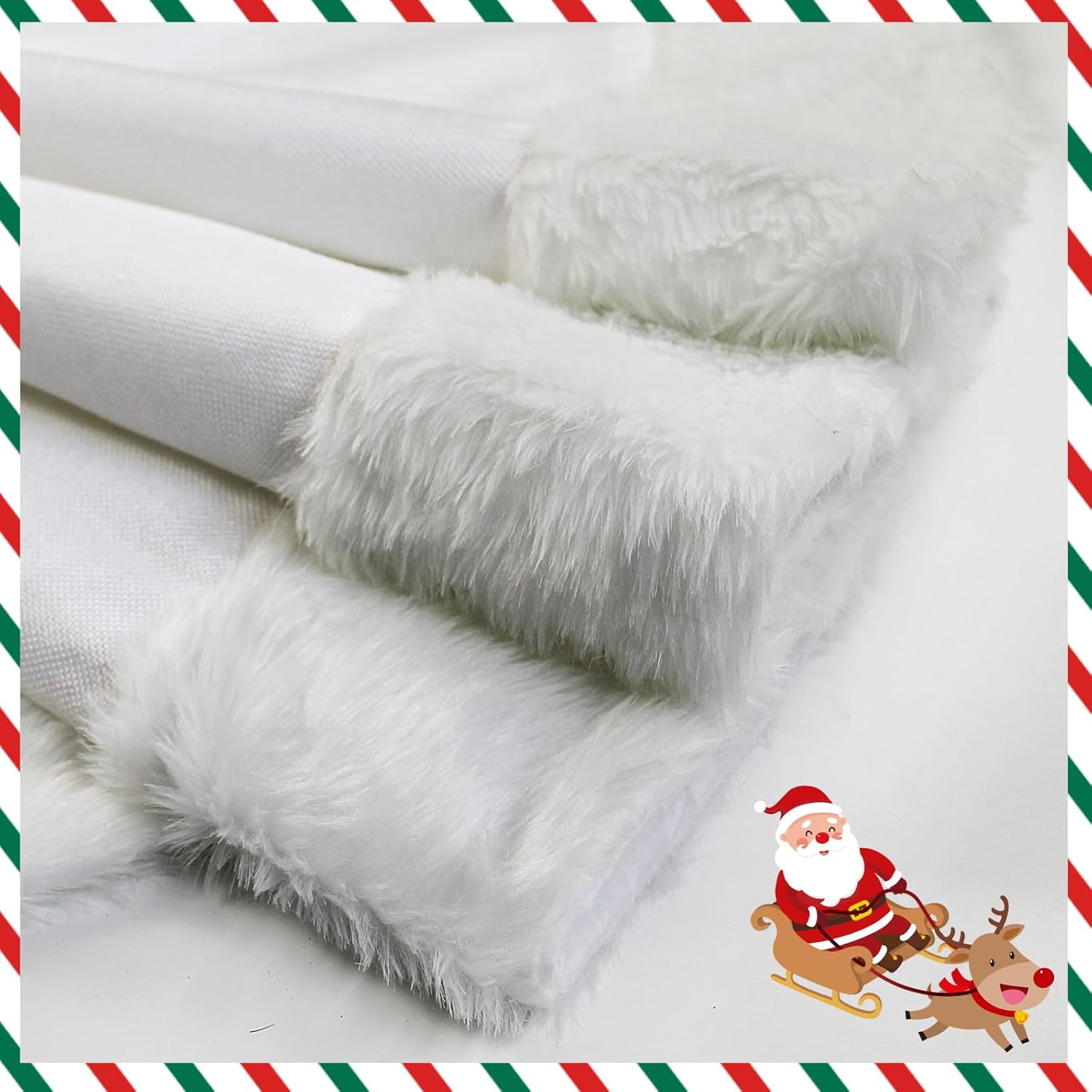 72 Inch Christmas Tree Skirt Xmas Tree Skirts for Christmas Tree Holiday Party Decorations Decoraciones De Navidad-Wine Red