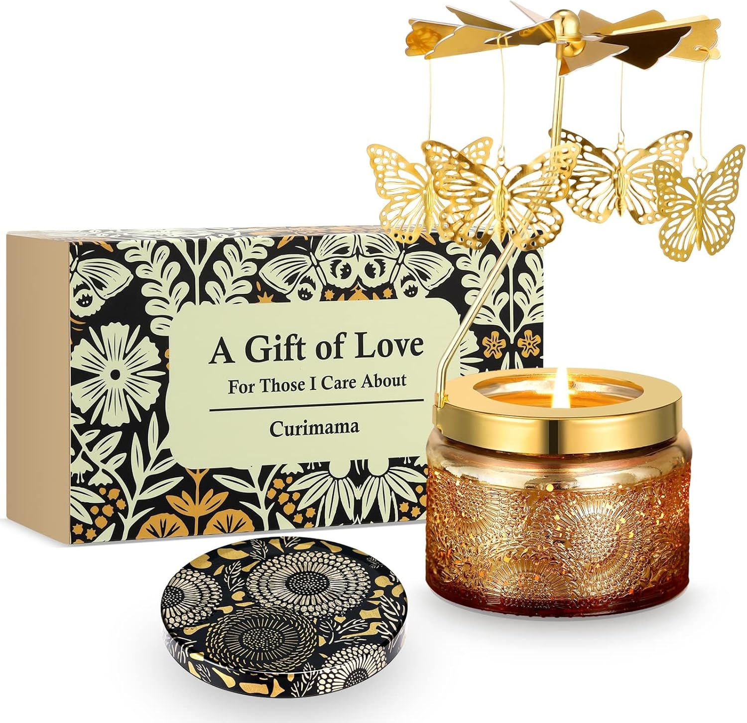 Christmas Gifts for Women, Unique Birthday Gift for Women,Hummingbird Rotating Scented Candles for Mom, Funny Birthday Gift for Grandma Wife Daughter, Christmas Gifts for Woman Who Have Everything