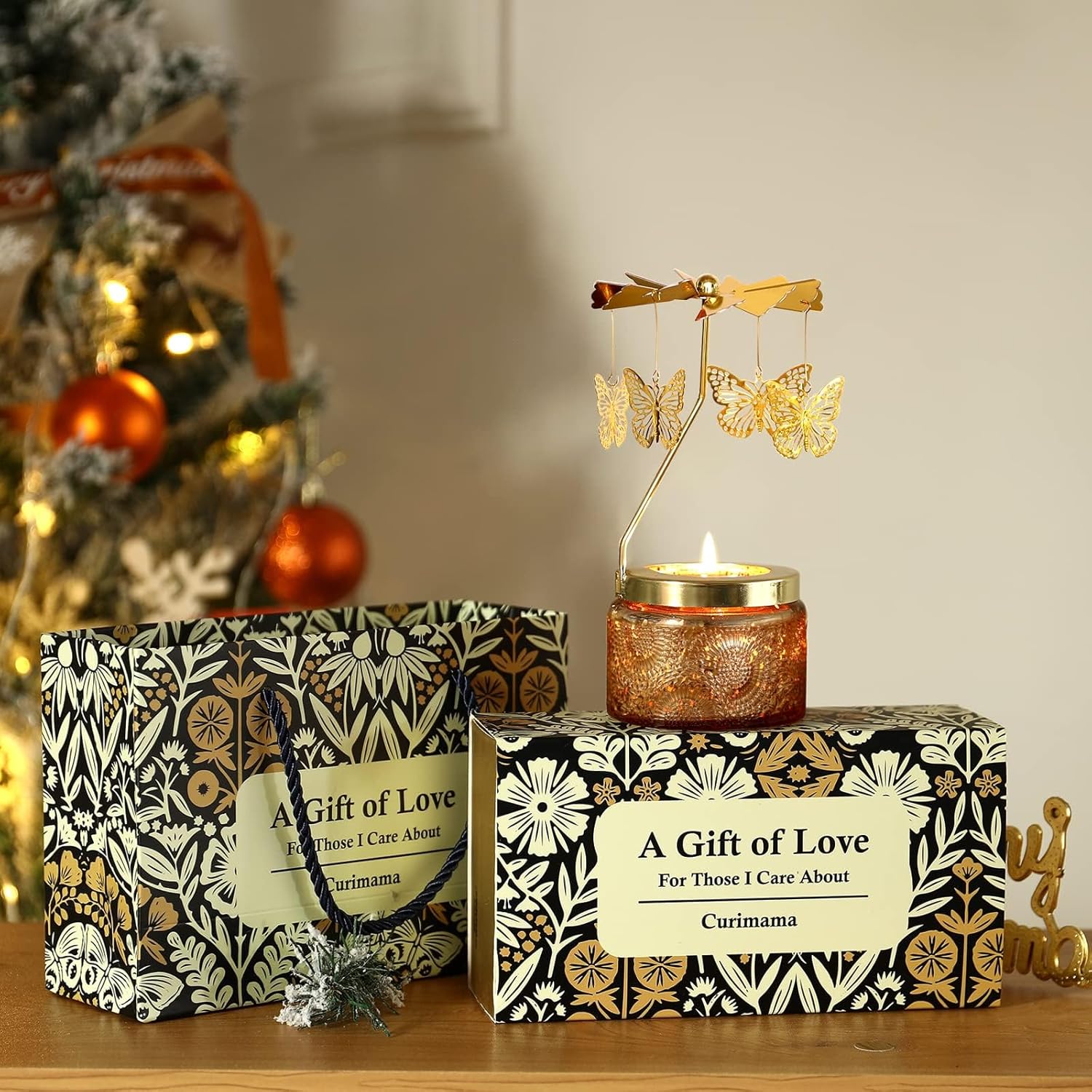 Christmas Gifts for Women, Unique Birthday Gift for Women,Hummingbird Rotating Scented Candles for Mom, Funny Birthday Gift for Grandma Wife Daughter, Christmas Gifts for Woman Who Have Everything