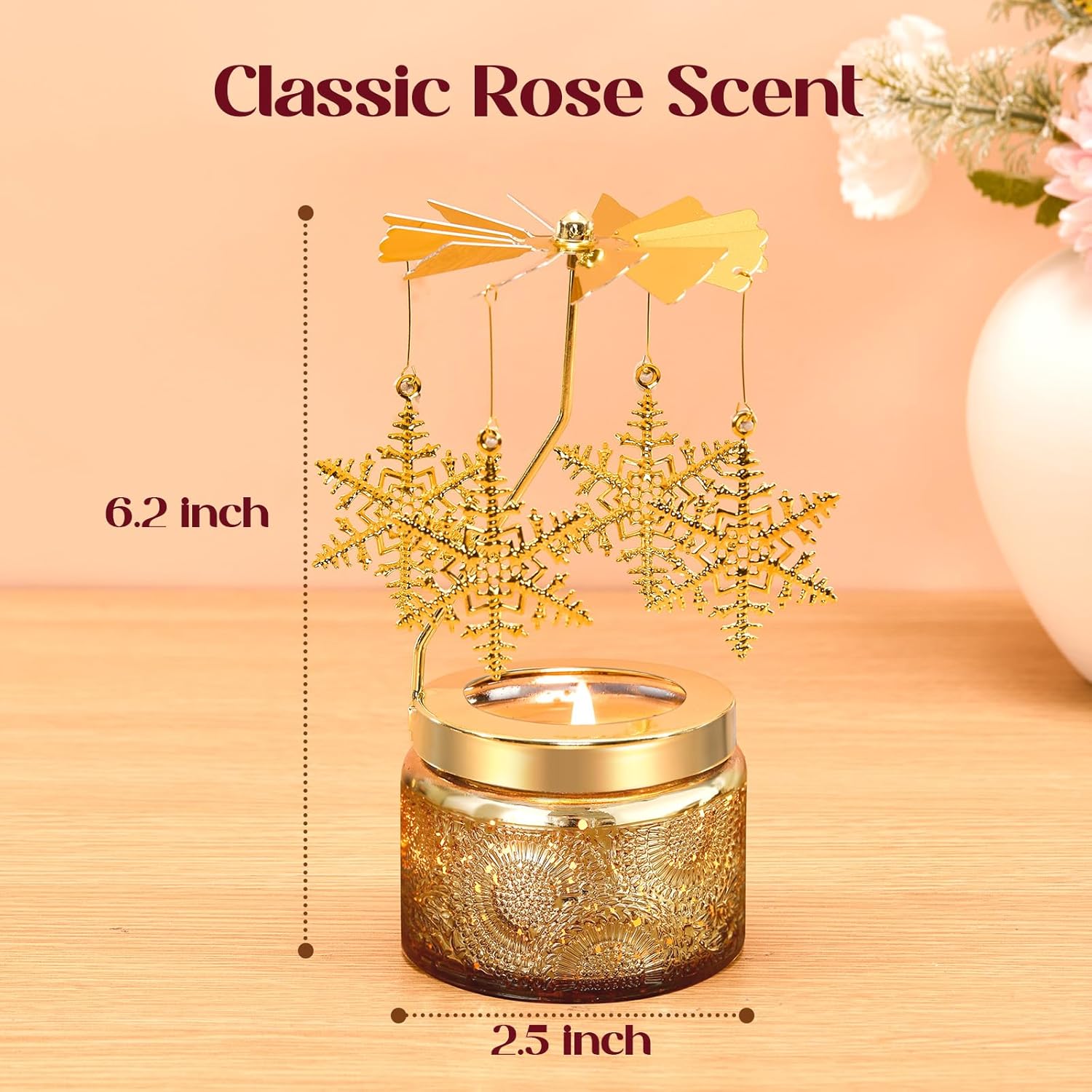 Christmas Gifts for Women, Unique Birthday Gift for Women,Hummingbird Rotating Scented Candles for Mom, Funny Birthday Gift for Grandma Wife Daughter, Christmas Gifts for Woman Who Have Everything