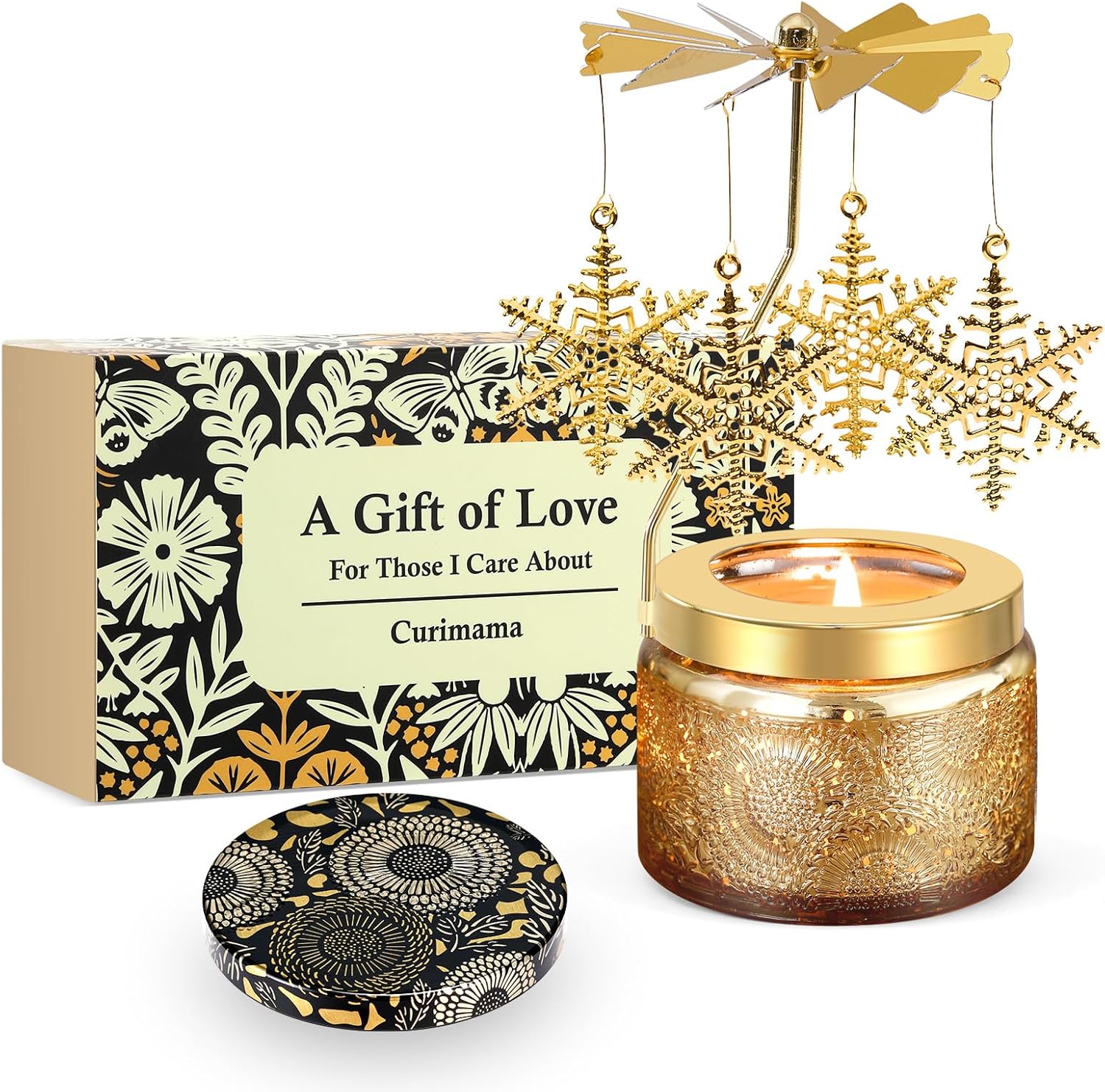 Christmas Gifts for Women, Unique Birthday Gift for Women,Hummingbird Rotating Scented Candles for Mom, Funny Birthday Gift for Grandma Wife Daughter, Christmas Gifts for Woman Who Have Everything