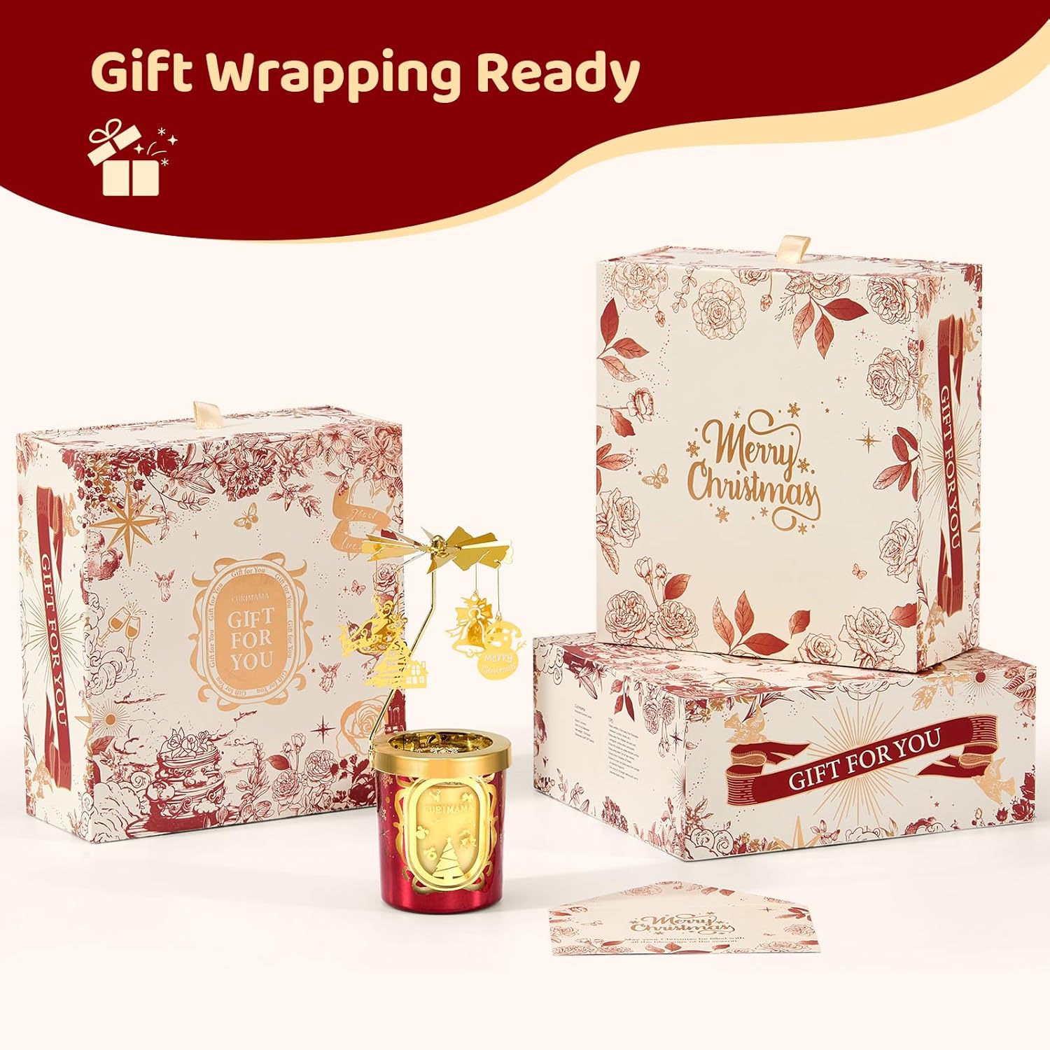 Christmas Gifts for Women, Unique Birthday Gift for Women,Hummingbird Rotating Scented Candles for Mom, Funny Birthday Gift for Grandma Wife Daughter, Christmas Gifts for Woman Who Have Everything