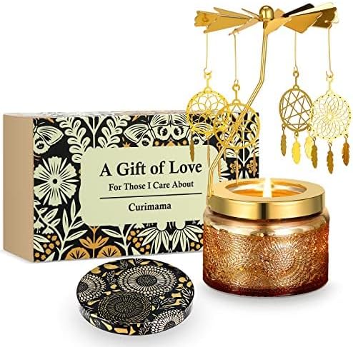 Christmas Gifts for Women, Unique Birthday Gift for Women,Hummingbird Rotating Scented Candles for Mom, Funny Birthday Gift for Grandma Wife Daughter, Christmas Gifts for Woman Who Have Everything